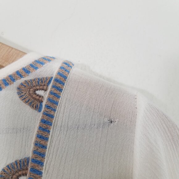 Free People Long Sleeve Maxi Dress Boho Size 2 - Picture 8 of 9